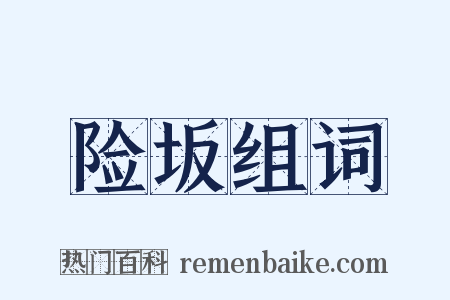 险坂组词是什么意思的图片